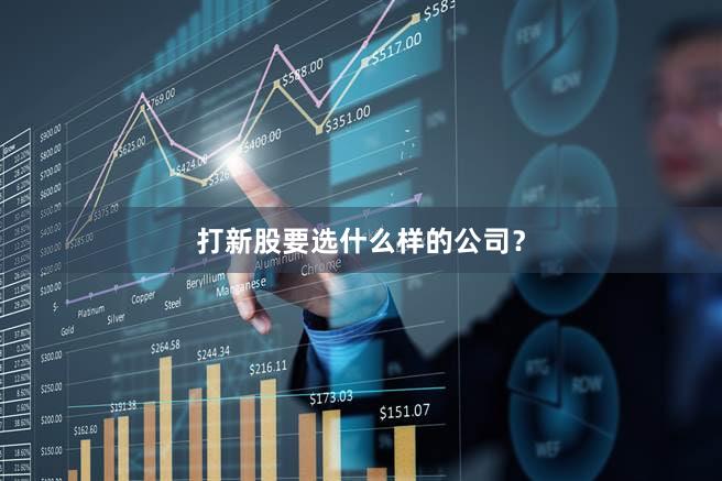 打新股要选什么样的公司？