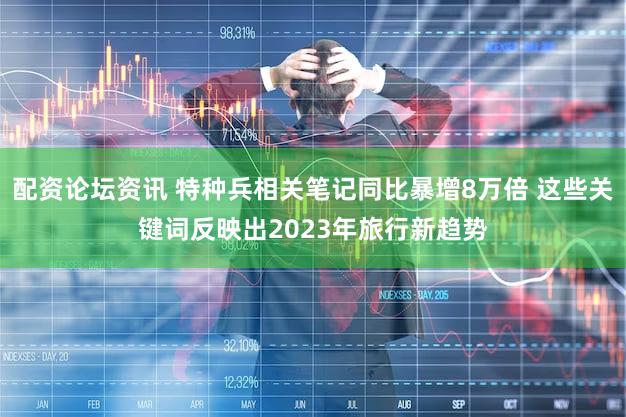 配资论坛资讯 特种兵相关笔记同比暴增8万倍 这些关键词反映出2023年旅行新趋势
