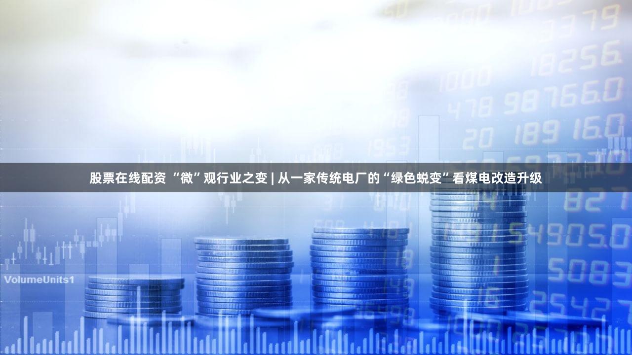 股票在线配资 “微”观行业之变 | 从一家传统电厂的“绿色蜕变”看煤电改造升级