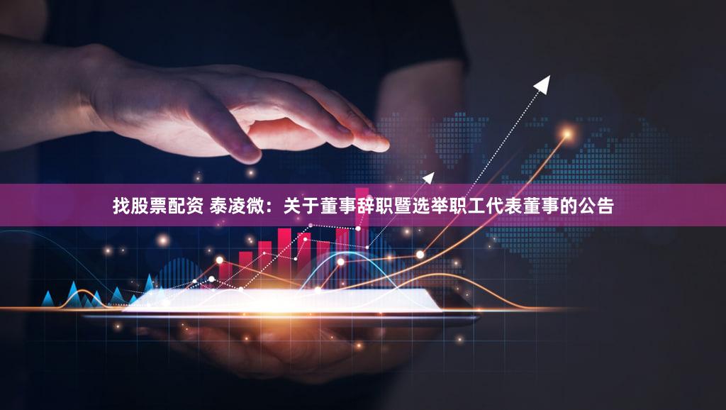 找股票配资 泰凌微：关于董事辞职暨选举职工代表董事的公告