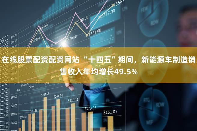 在线股票配资配资网站 “十四五”期间，新能源车制造销售收入年均增长49.5%